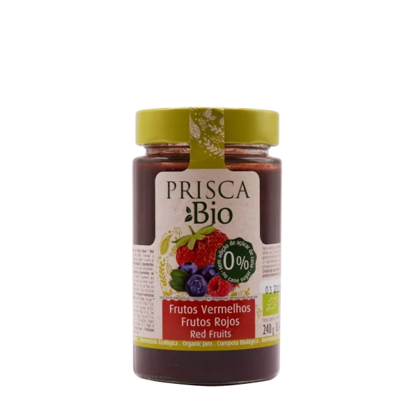 Doce F. Vermelhos S/Ad. Açúcar BIO 240g