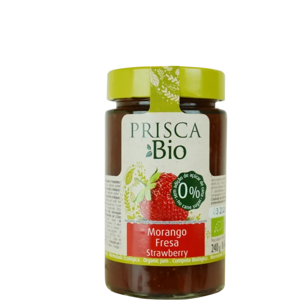 Doce Morango S/Ad. Açúcar BIO 240g