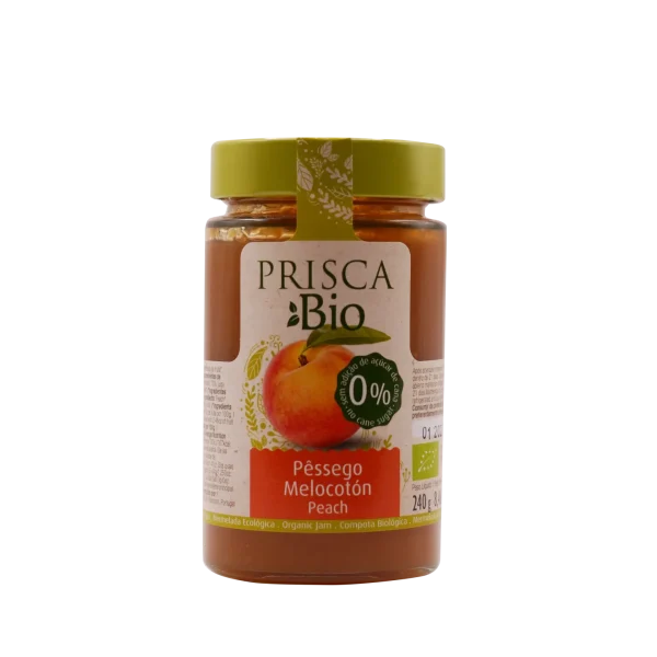 Doce Pêssego S/Ad. Açúcar BIO 240g